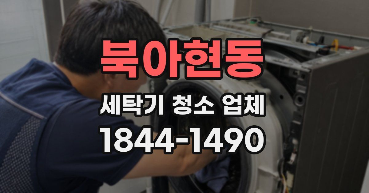 북아현동 세탁기 청소 업체