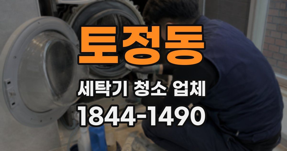 토정동 세탁기 청소 업체