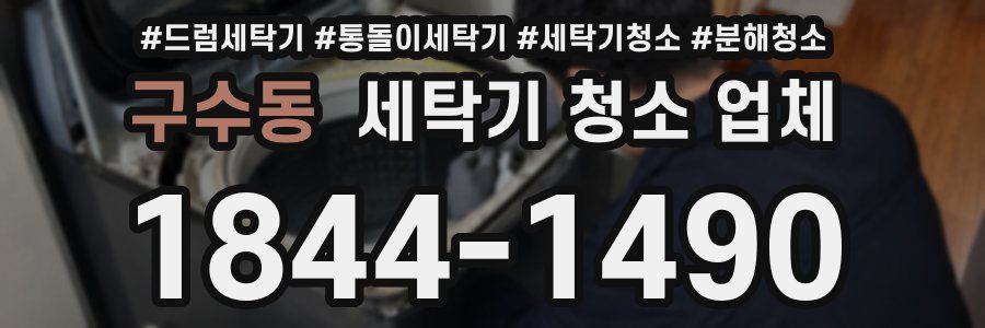 구수동 세탁기 청소 업체
