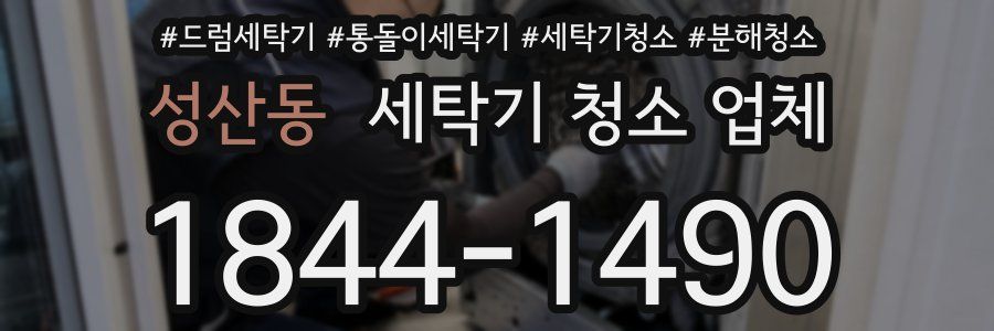 성산동 세탁기 청소 업체