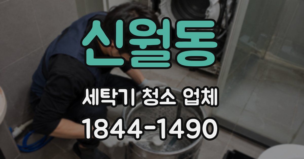 신월동 세탁기 청소 업체