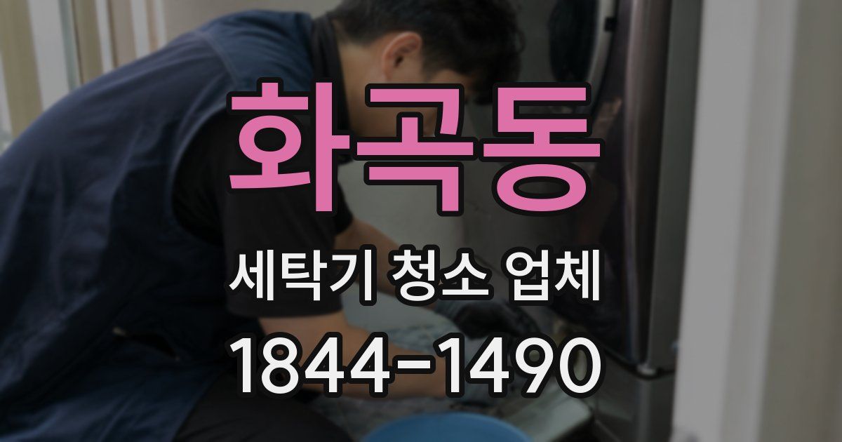 화곡동 세탁기 청소 업체