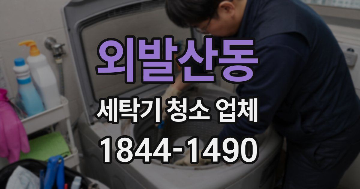 외발산동 세탁기 청소 업체
