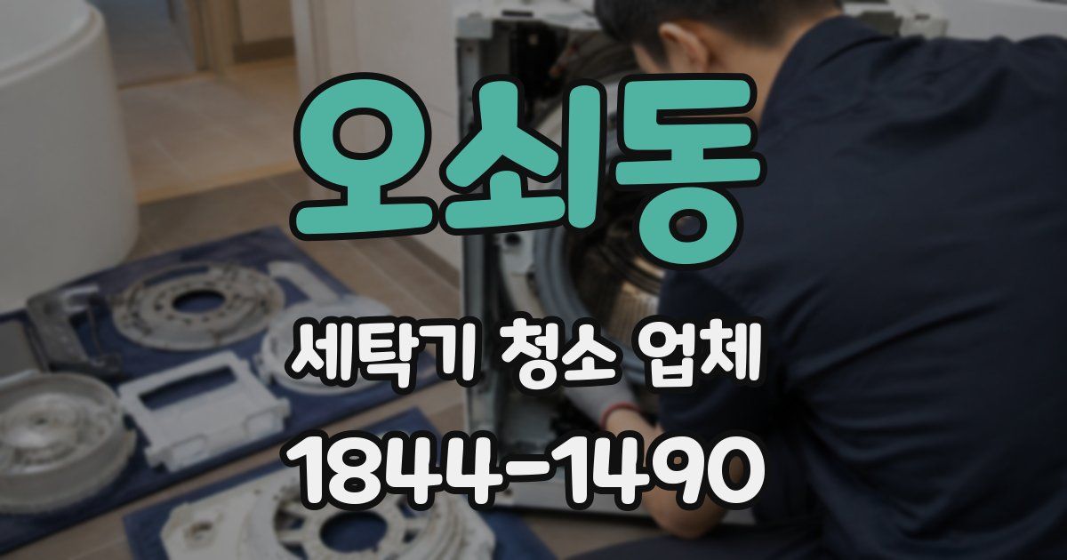 오쇠동 세탁기 청소 업체