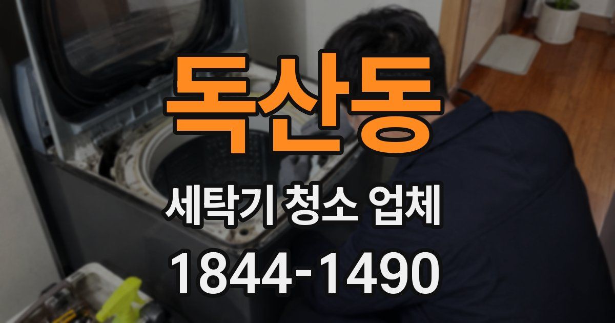 독산동 세탁기 청소 업체