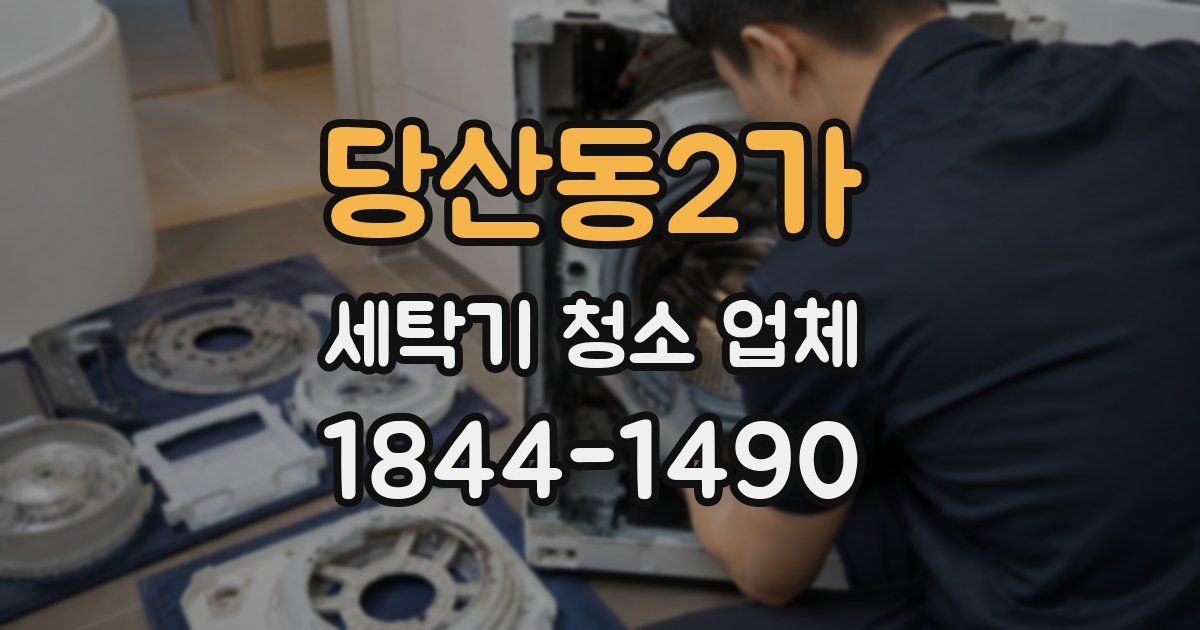 당산동2가 세탁기 청소 업체