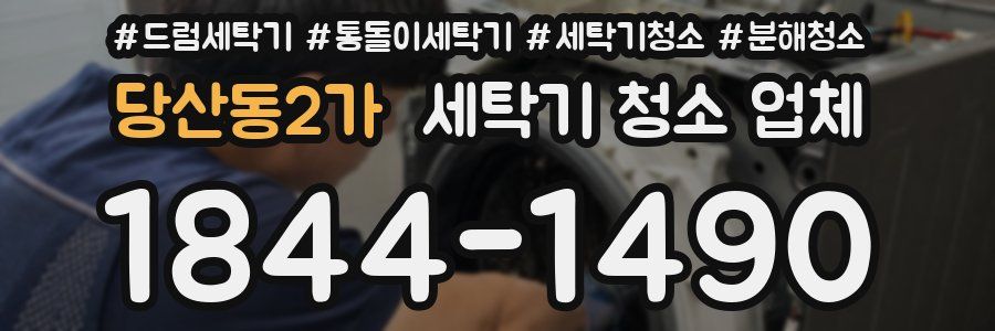 당산동2가 세탁기 청소 업체