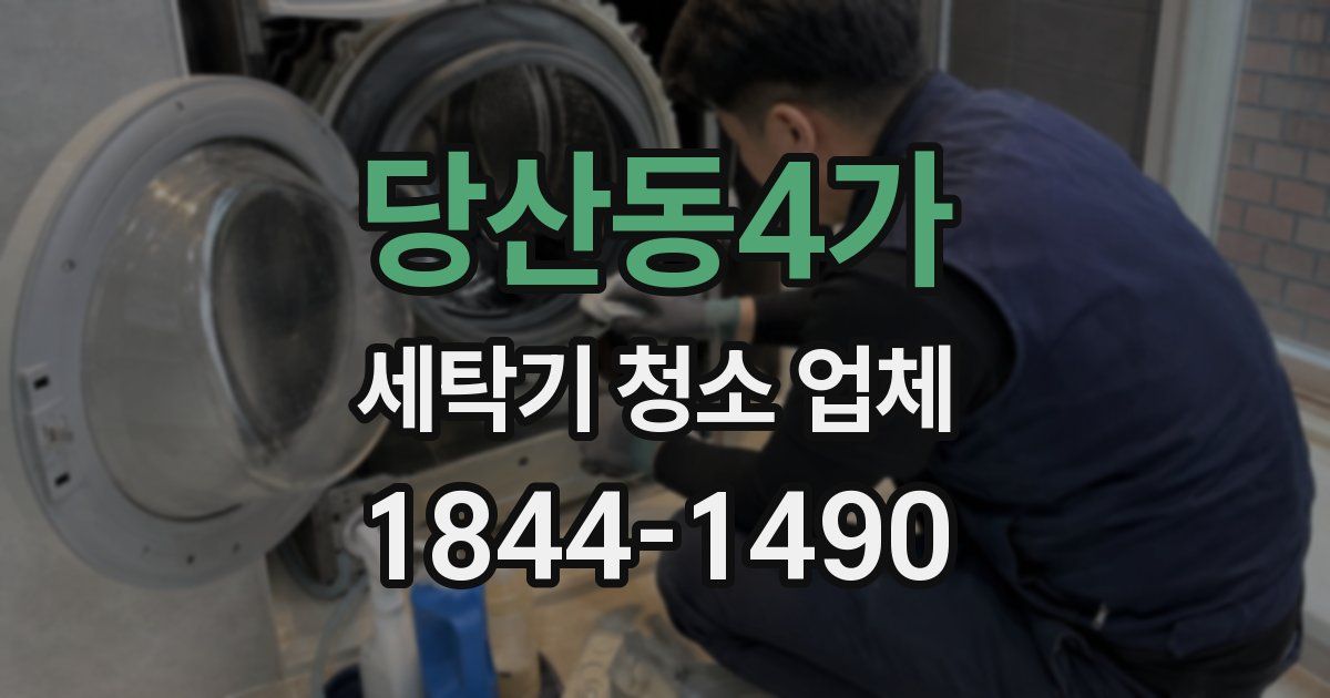 당산동4가 세탁기 청소 업체