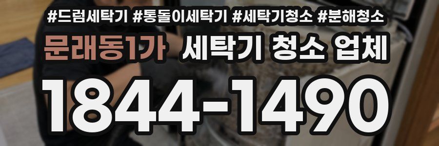 문래동1가 세탁기 청소 업체