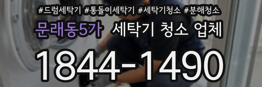 문래동5가 세탁기 청소 업체