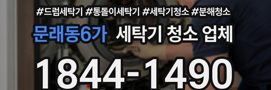 문래동6가 세탁기 청소 업체