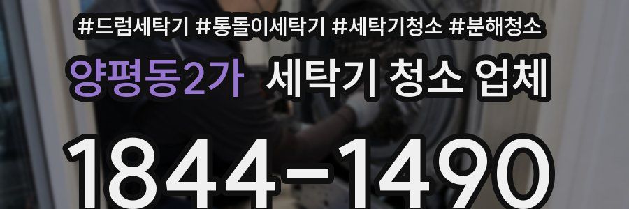양평동2가 세탁기 청소 업체