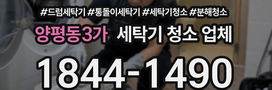 양평동3가 세탁기 청소 업체