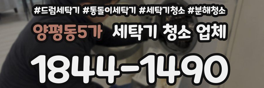 양평동5가 세탁기 청소 업체