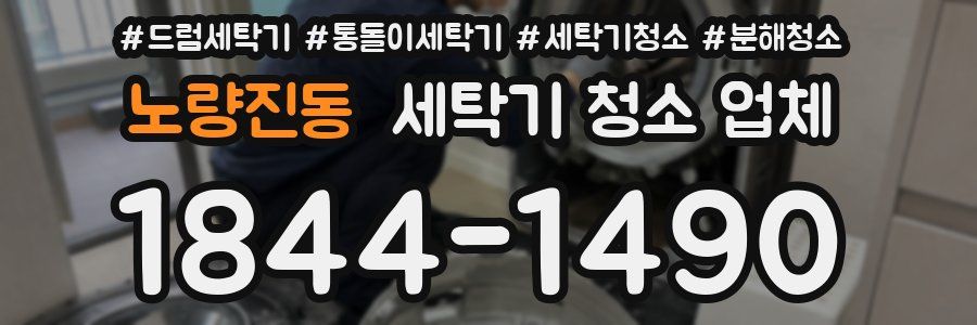 노량진동 세탁기 청소 업체