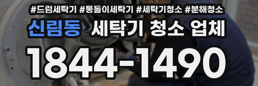 신림동 세탁기 청소 업체