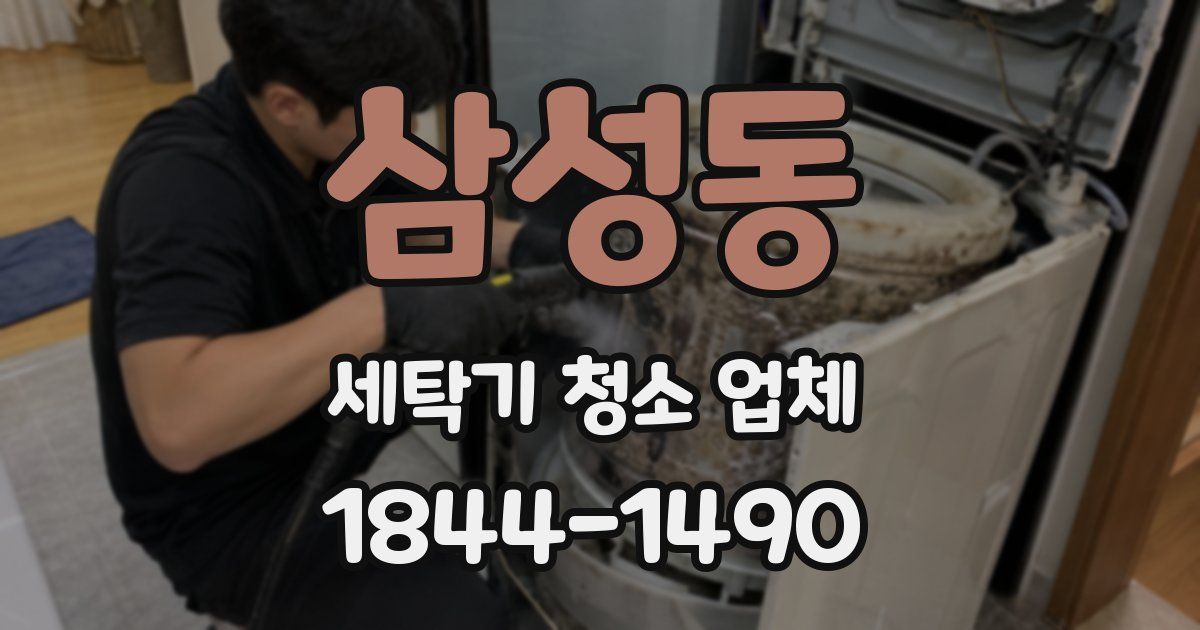 삼성동 세탁기 청소 업체