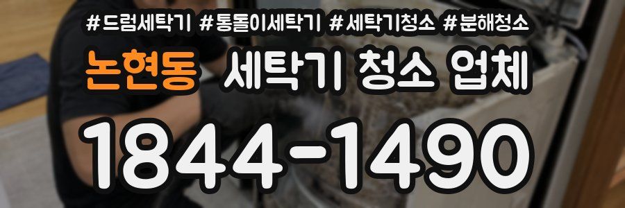 논현동 세탁기 청소 업체