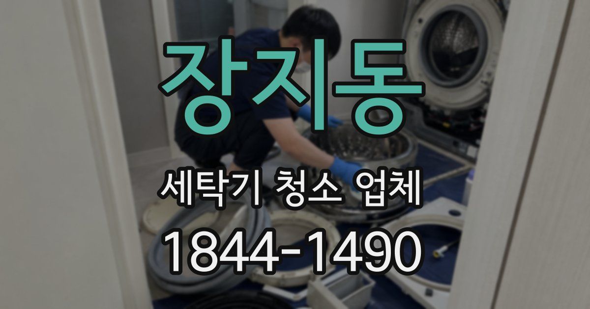 장지동 세탁기 청소 업체