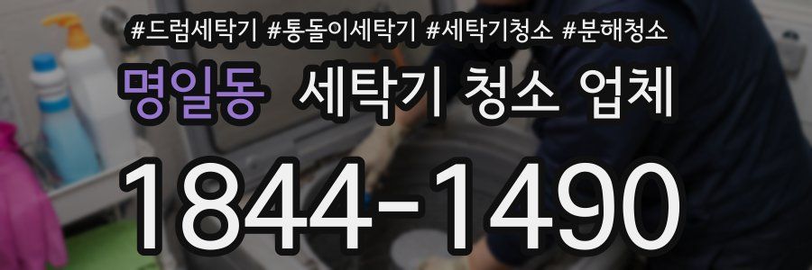 명일동 세탁기 청소 업체
