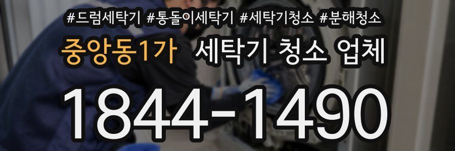 중앙동1가 세탁기 청소 업체
