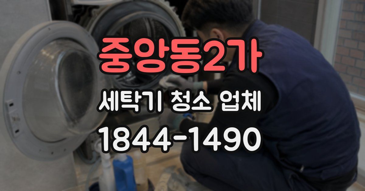 중앙동2가 세탁기 청소 업체