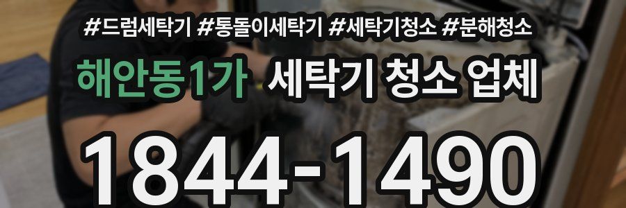 해안동1가 세탁기 청소 업체