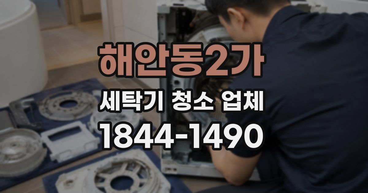 해안동2가 세탁기 청소 업체