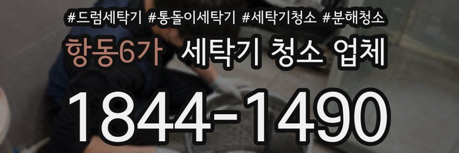 항동6가 세탁기 청소 업체