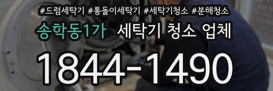 송학동1가 세탁기 청소 업체