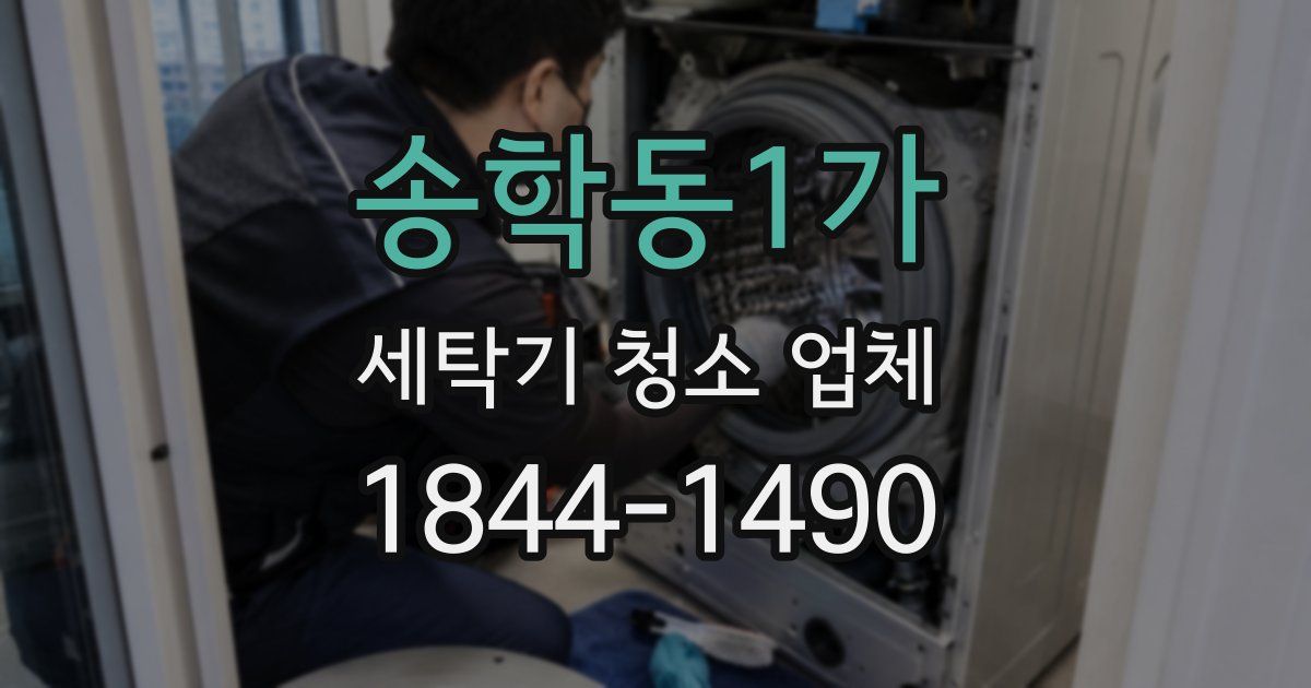 송학동1가 세탁기 청소 업체