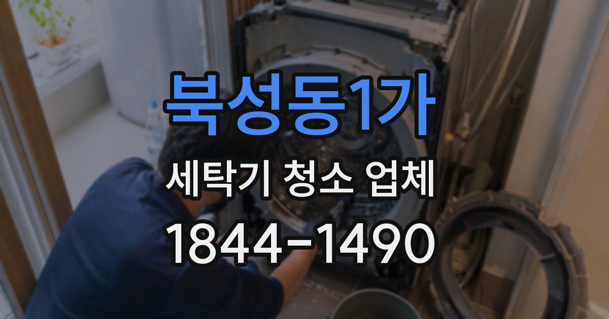북성동1가 세탁기 청소 업체