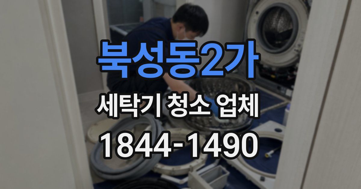 북성동2가 세탁기 청소 업체