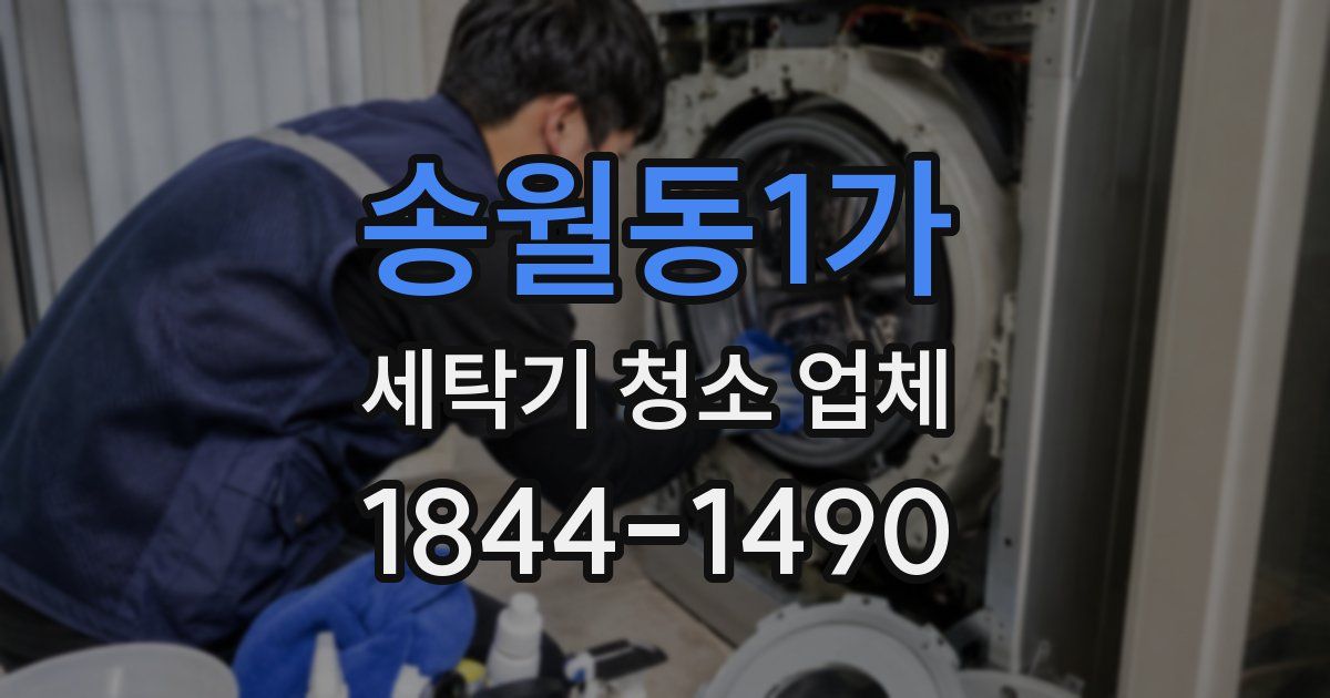 송월동1가 세탁기 청소 업체