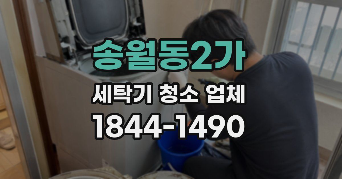 송월동2가 세탁기 청소 업체