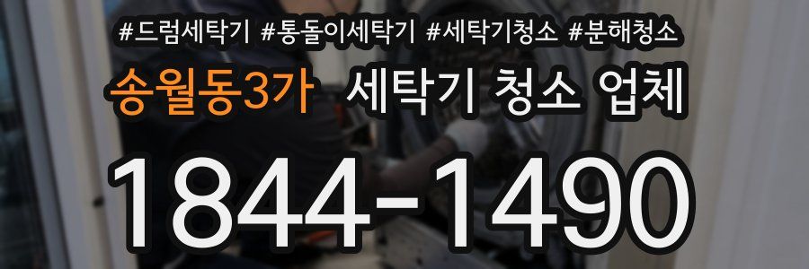 송월동3가 세탁기 청소 업체