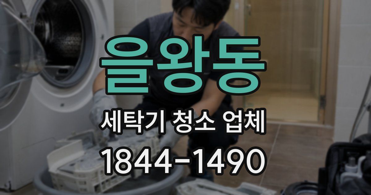 을왕동 세탁기 청소 업체