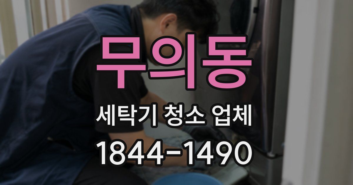 무의동 세탁기 청소 업체