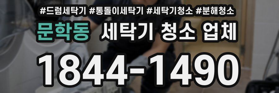 문학동 세탁기 청소 업체