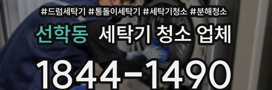 선학동 세탁기 청소 업체