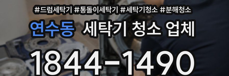 연수동 세탁기 청소 업체