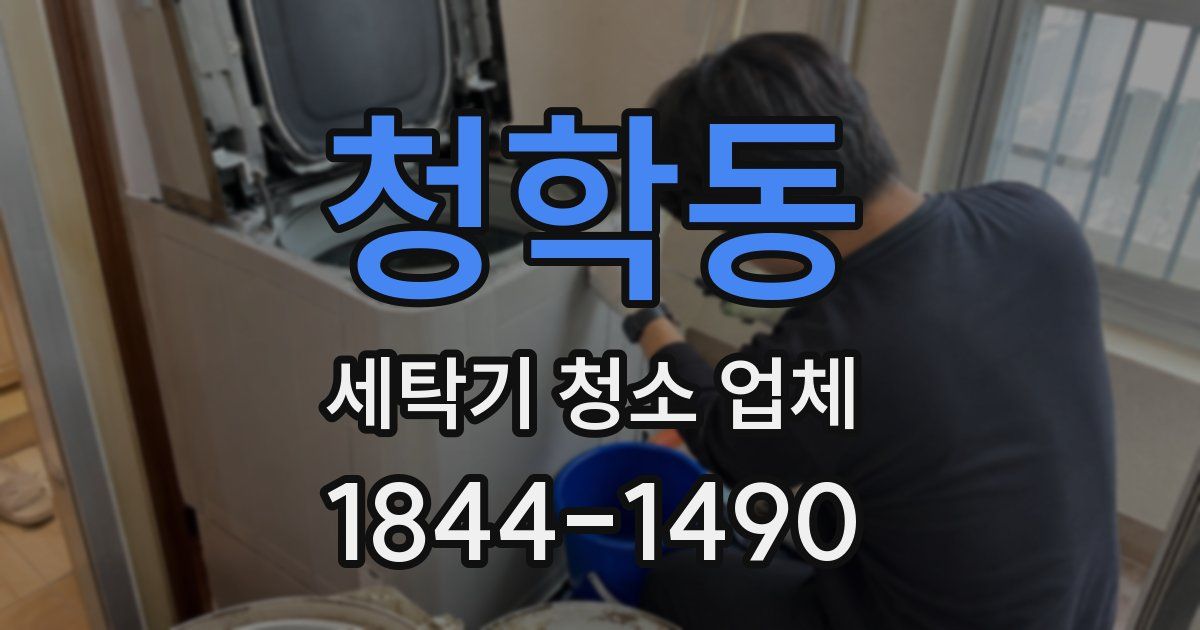 청학동 세탁기 청소 업체