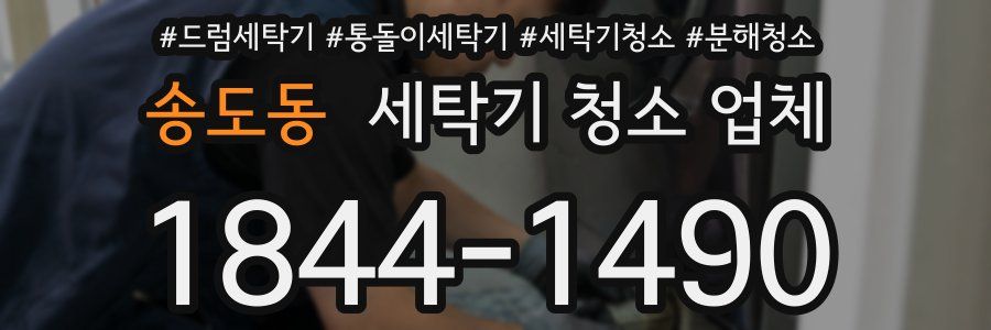 송도동 세탁기 청소 업체