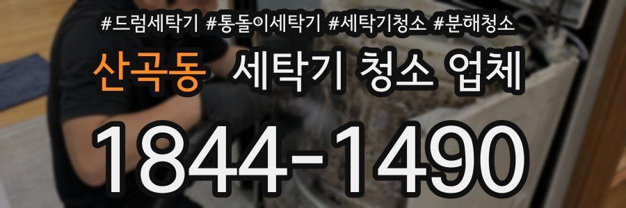 산곡동 세탁기 청소 업체
