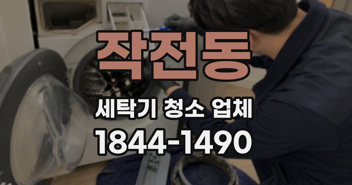 작전동 세탁기 청소 업체