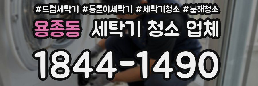 용종동 세탁기 청소 업체