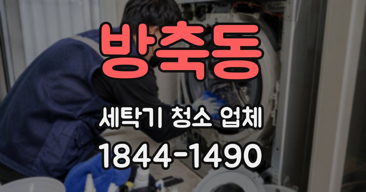 방축동 세탁기 청소 업체