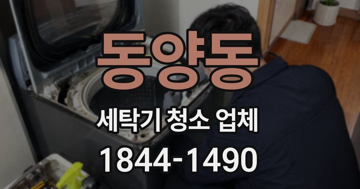 동양동 세탁기 청소 업체