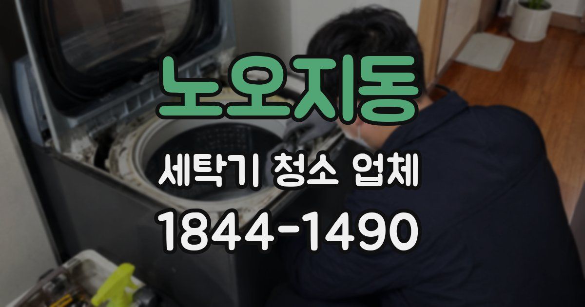 노오지동 세탁기 청소 업체