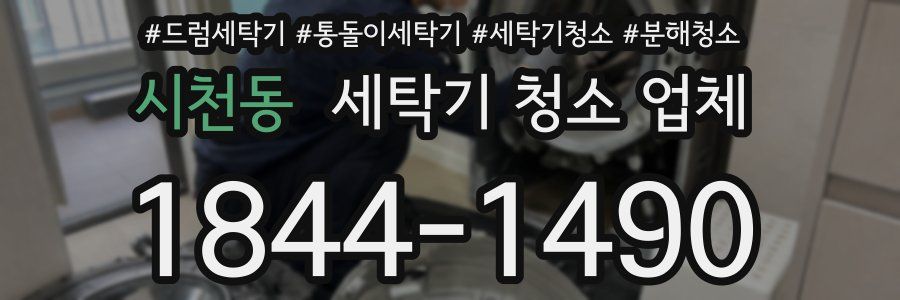 시천동 세탁기 청소 업체